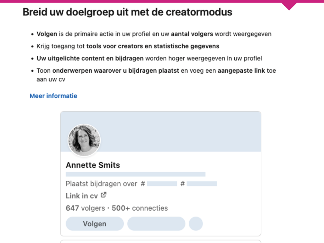 creatormodus aanzetten