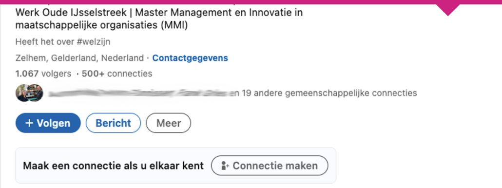 profiel bij creatormodus