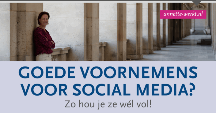 goede voornemens social media goede voornemens social media